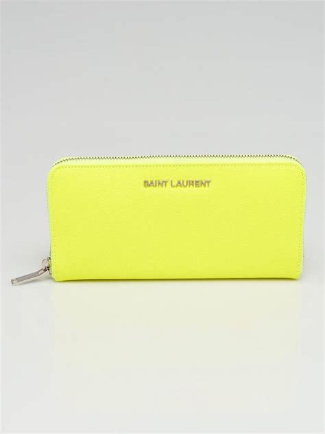 ysl neon wallet|Saint Laurent Official Online Store .